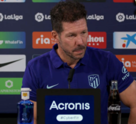 Simeone came strange to praise the King of the strong team